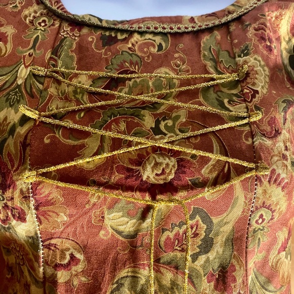 Boho Corset Dress with Peasant Sleeves - Picture 3 of 5